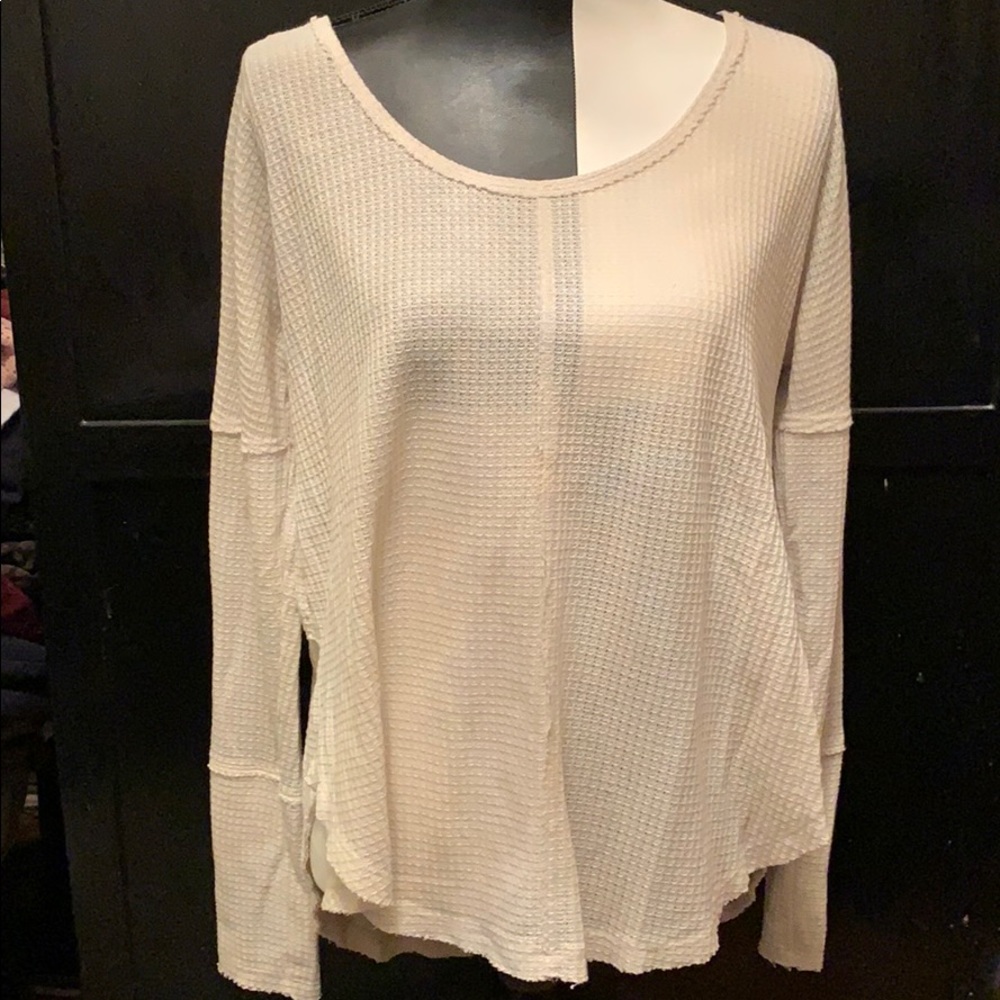 Cream tunic top